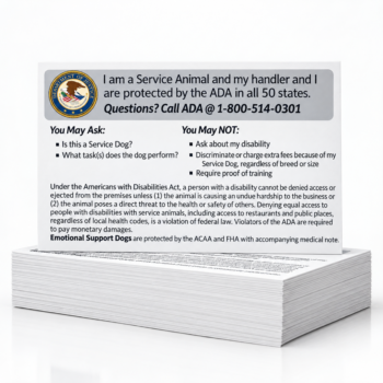 ADA Cards (50 pk)