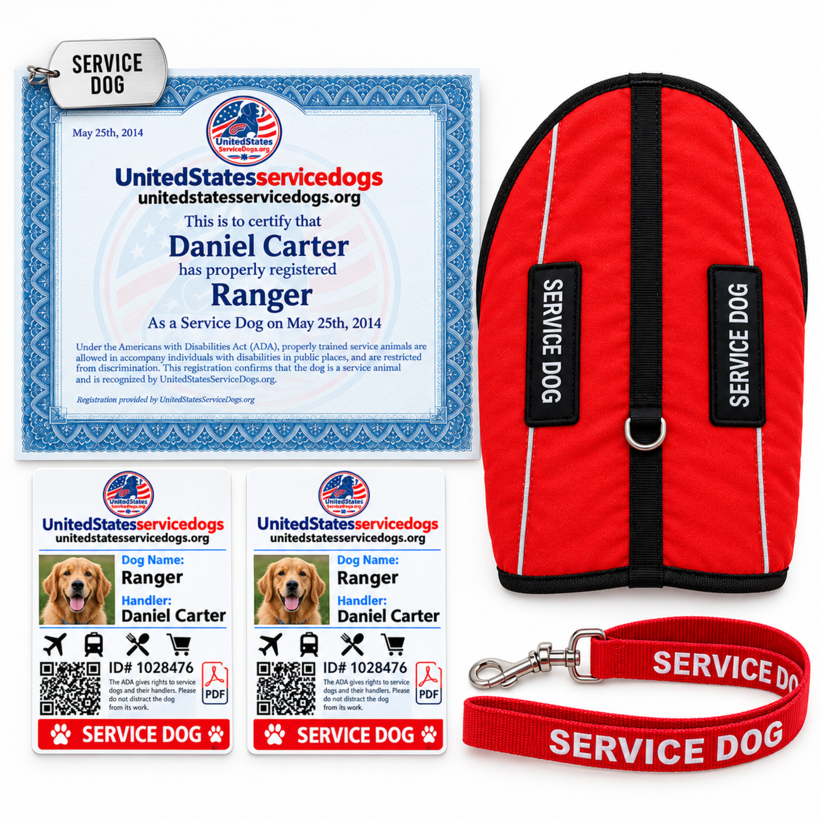 Deluxe Service Dog Registration Kit Deluxe Service Dog Registration Kit