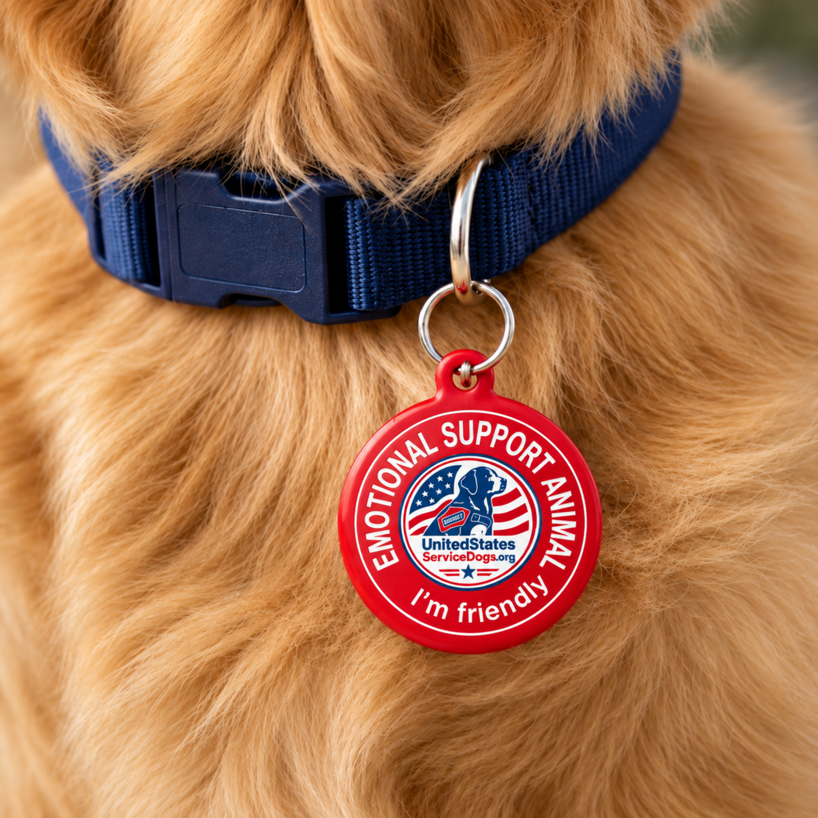 Emotional Support Dog Tag