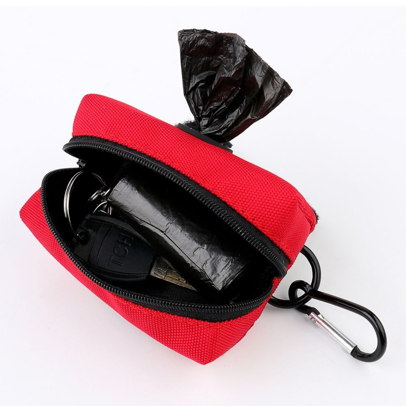 Waste Bag Holder with Leash Waste Bag Holder with Leash